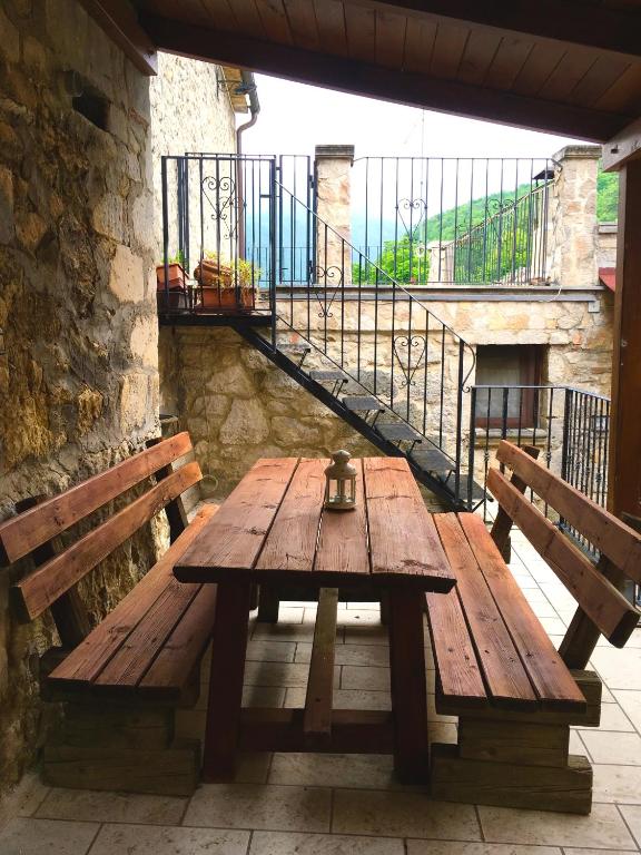 Balkon lub taras w obiekcie Stone House Ilovemajella