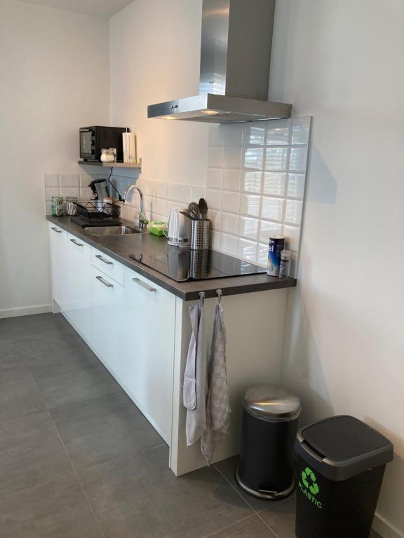 Kuchyň nebo kuchyňský kout v ubytování B&B Zunderdorp