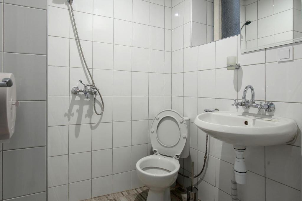 Koupelna v ubytování Hostel Musala