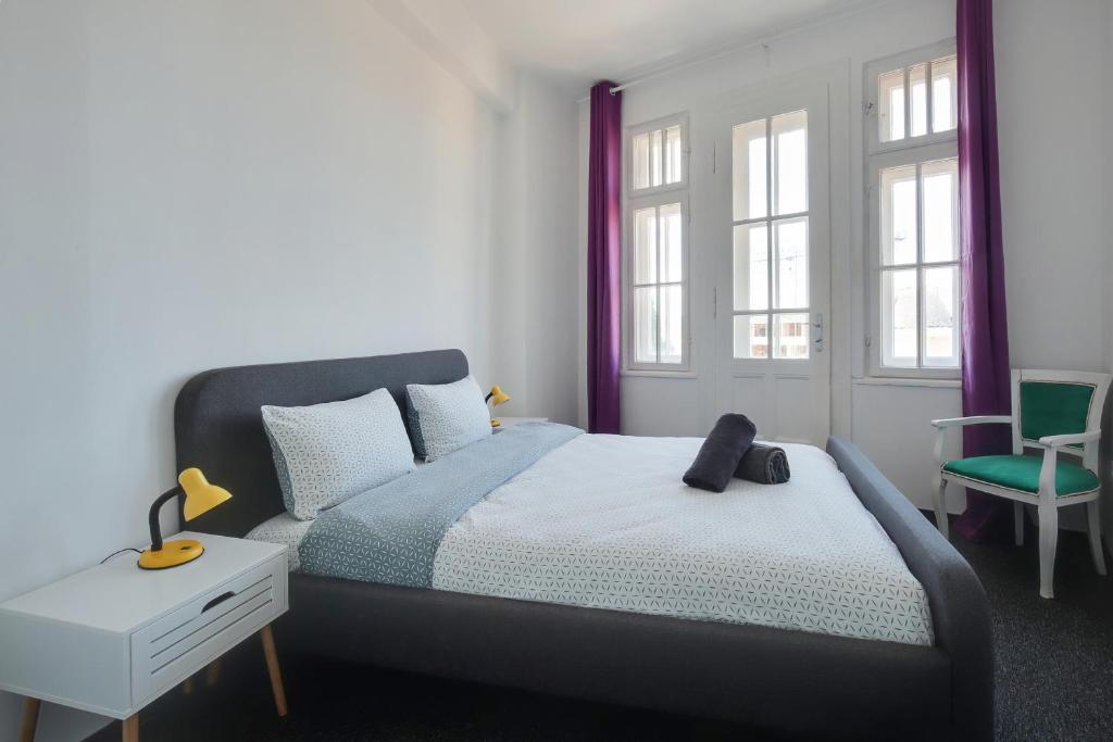 Postel nebo postele na pokoji v ubytování Hostel Musala