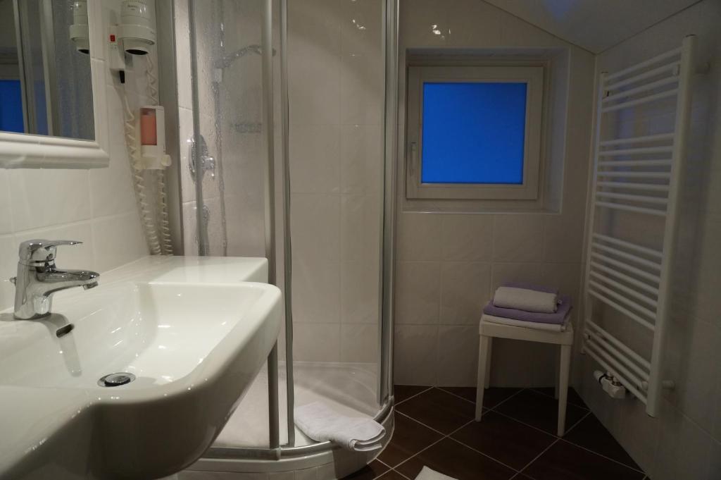 Kúpeľňa v ubytovaní Haus Senoner