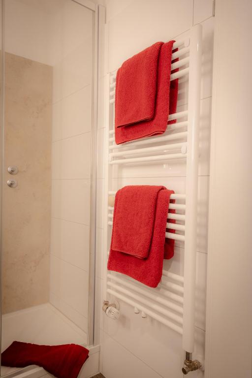 Koupelna v ubytování Hotel Azenberg