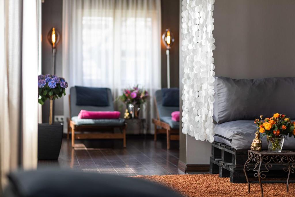 Posezení v ubytování Ganter Hotel & Restaurant Mohren
