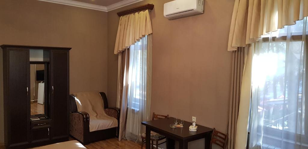 Istumisnurk majutusasutuses Ruzan hotel