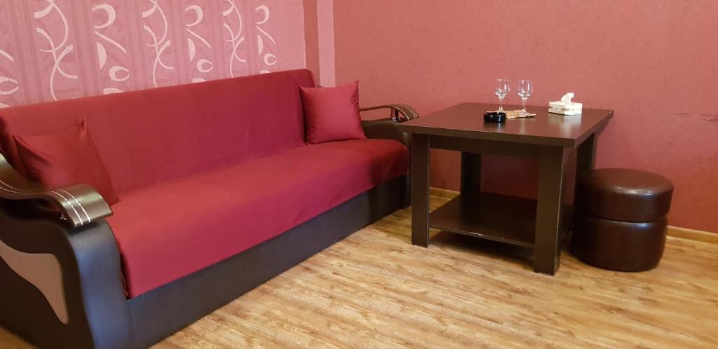 Istumisnurk majutusasutuses Ruzan hotel