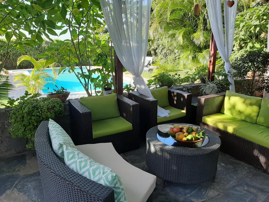 Zahrada ubytování FIGTREE GUESTHOUSE