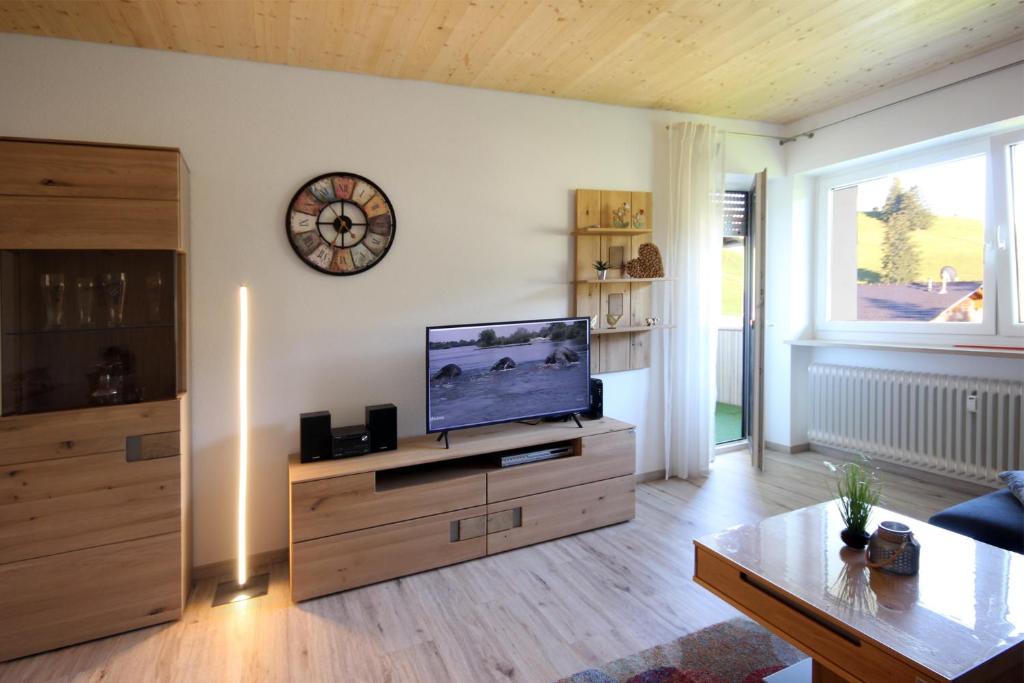 TV a/nebo společenská místnost v ubytování Scheiblesmoos 4 Sterne