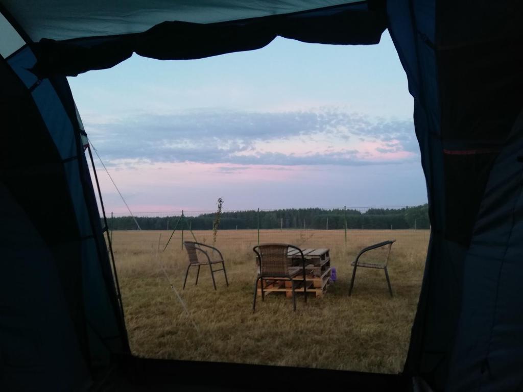 Příroda nedaleko luxury tent