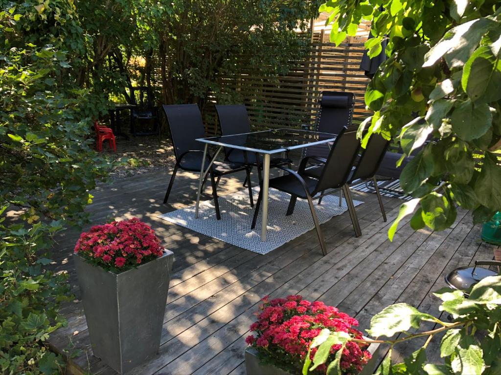Zahrada ubytování Strandgården Karlstad