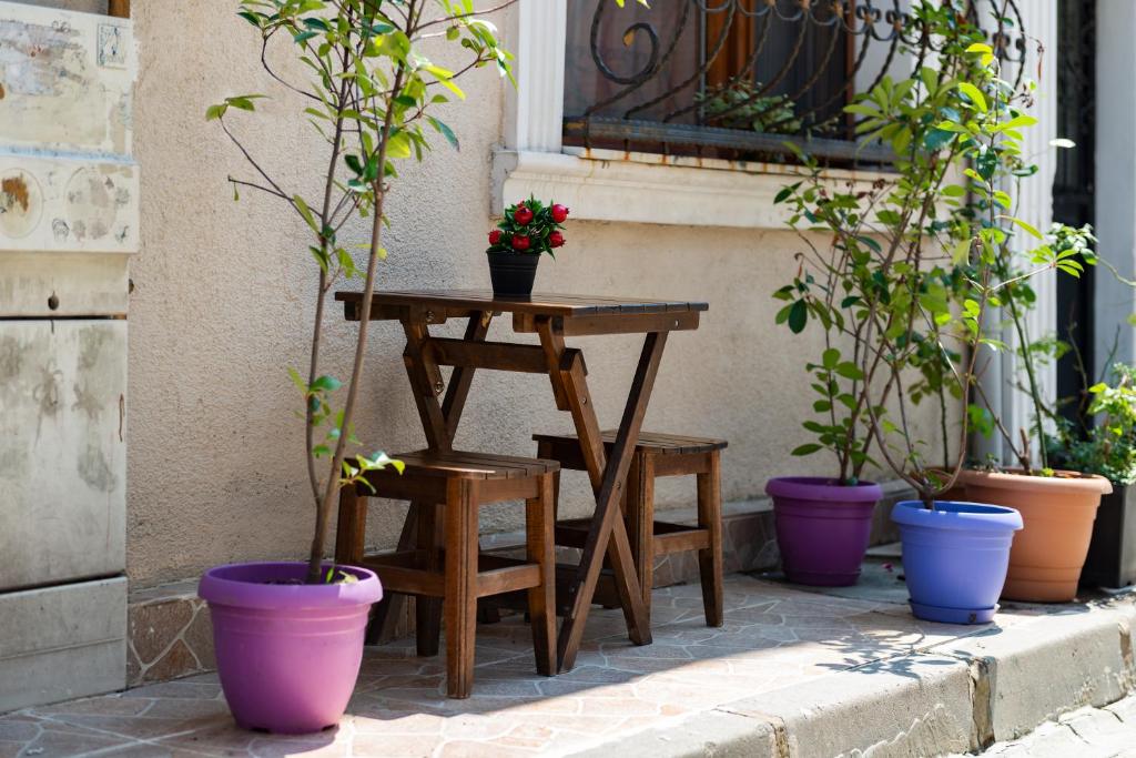 A patio or other outdoor area at Nar Hotel