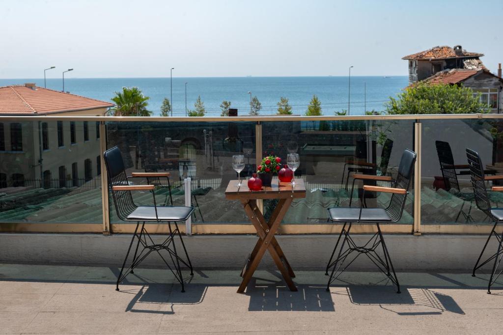 A general sea view or a sea view taken from a szállodákat