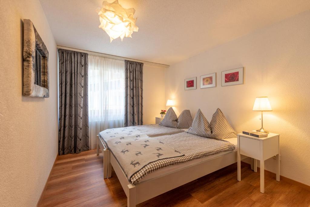 Voodi või voodid majutusasutuse Haus Alpine toas