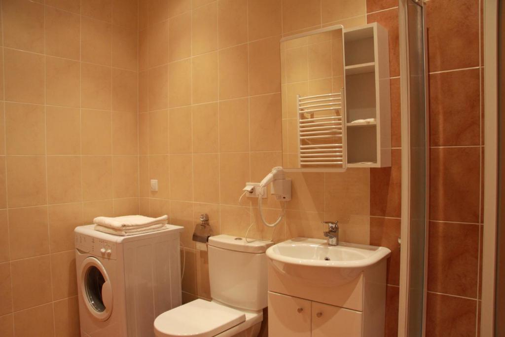 Koupelna v ubytování Litrada Apartments