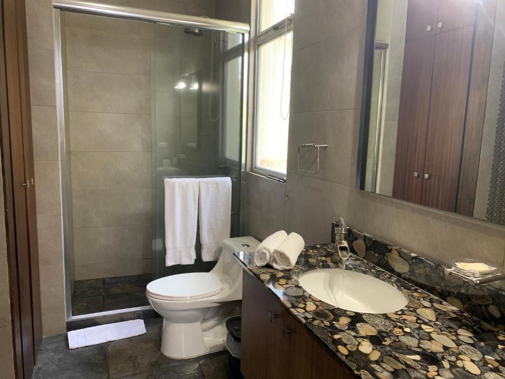 Koupelna v ubytování Casa Las Peñas Siglo XXI B&B