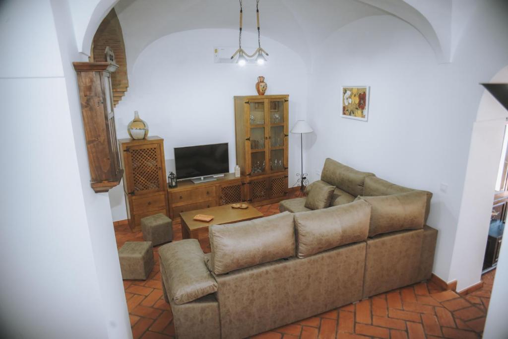 Posezení v ubytování Casa Rural Los Belloso
