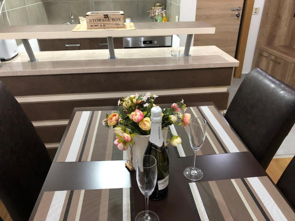 Nápoje v ubytování Apartman LUX STELLA