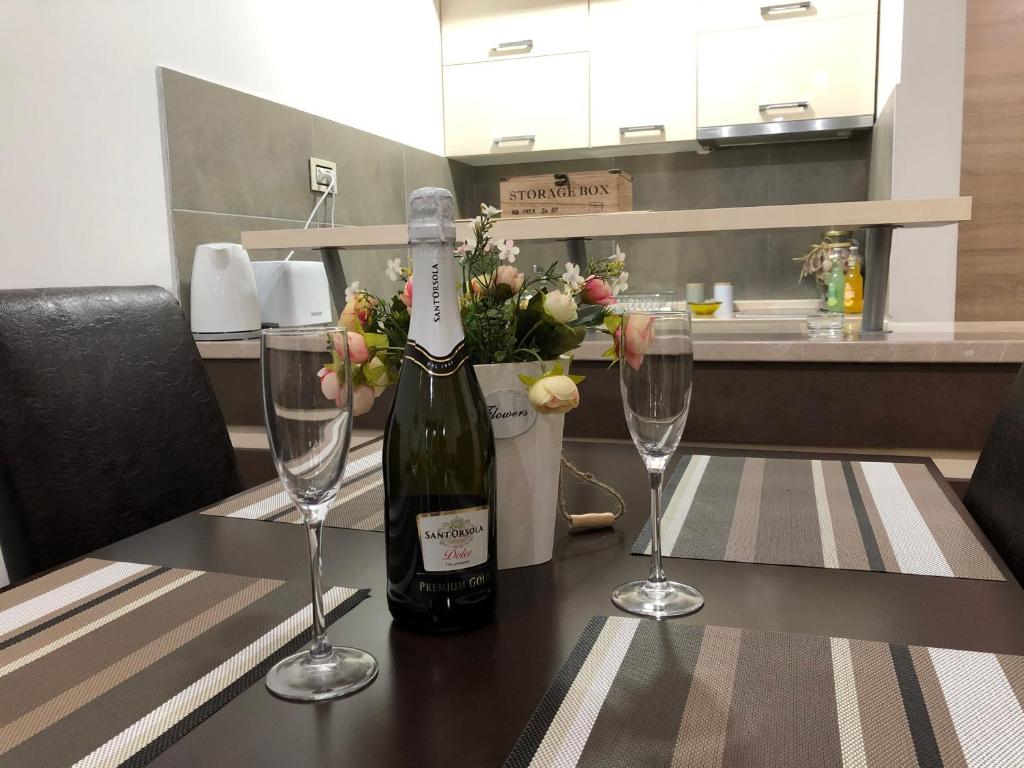 Nápoje v ubytování Apartman LUX STELLA