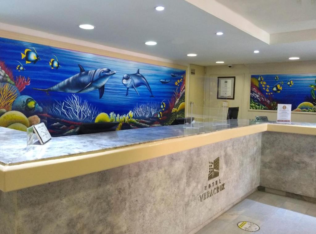 Vstupní hala nebo recepce v ubytování Hotel Veracruz Centro Histórico
