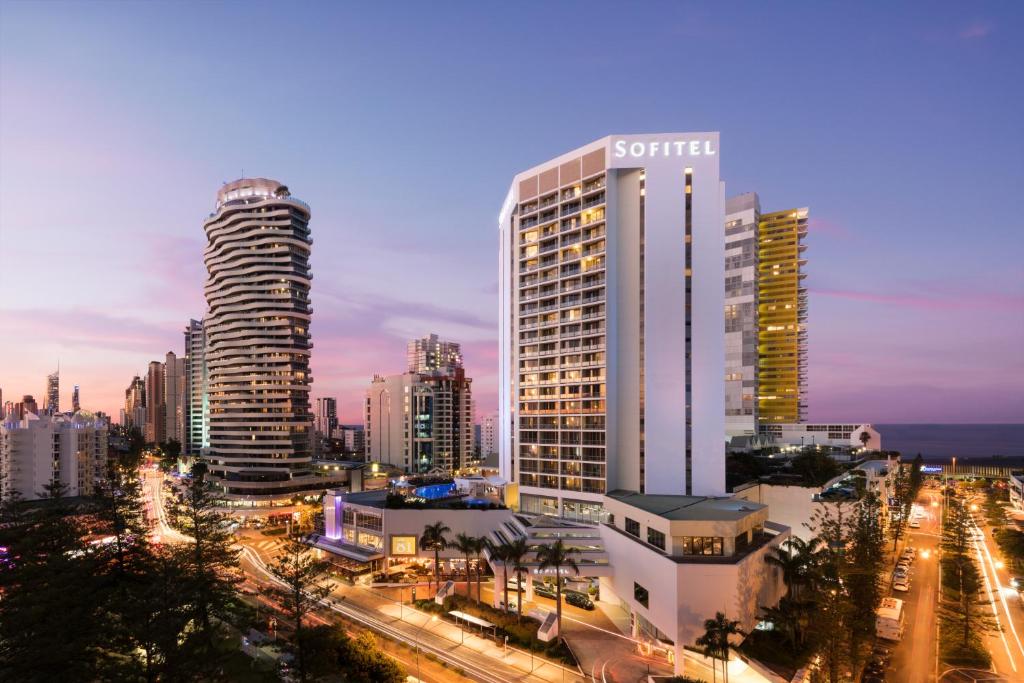En generell vy över Gold Coast eller utsikten över staden från hotellet