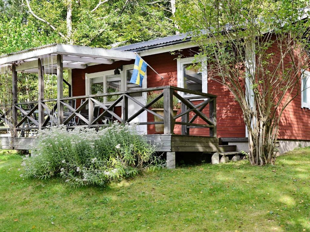 Zahrada ubytování 4 person holiday home in Gränna