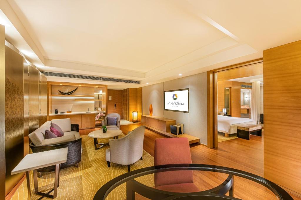 Posezení v ubytování Hotel Okura Macau