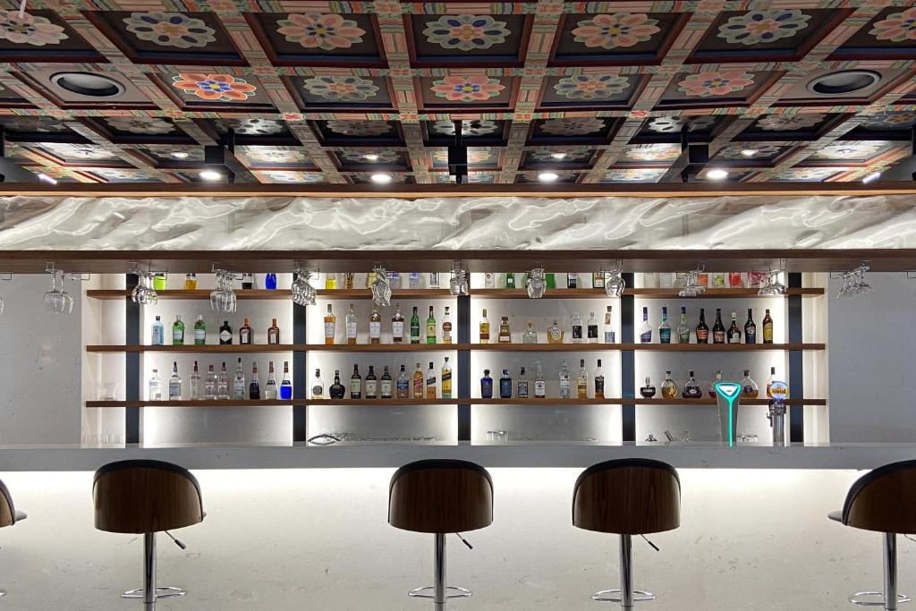 Lounge nebo bar v ubytování Commodore Hotel Busan