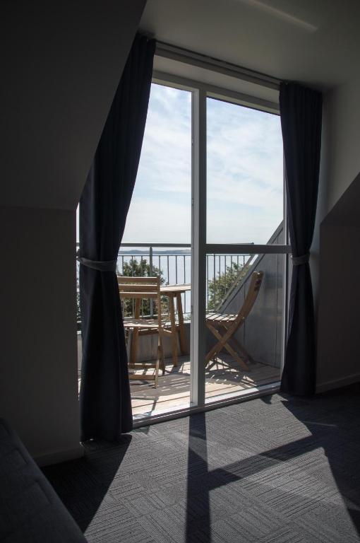 Balkón nebo terasa v ubytování Hotel Limfjorden