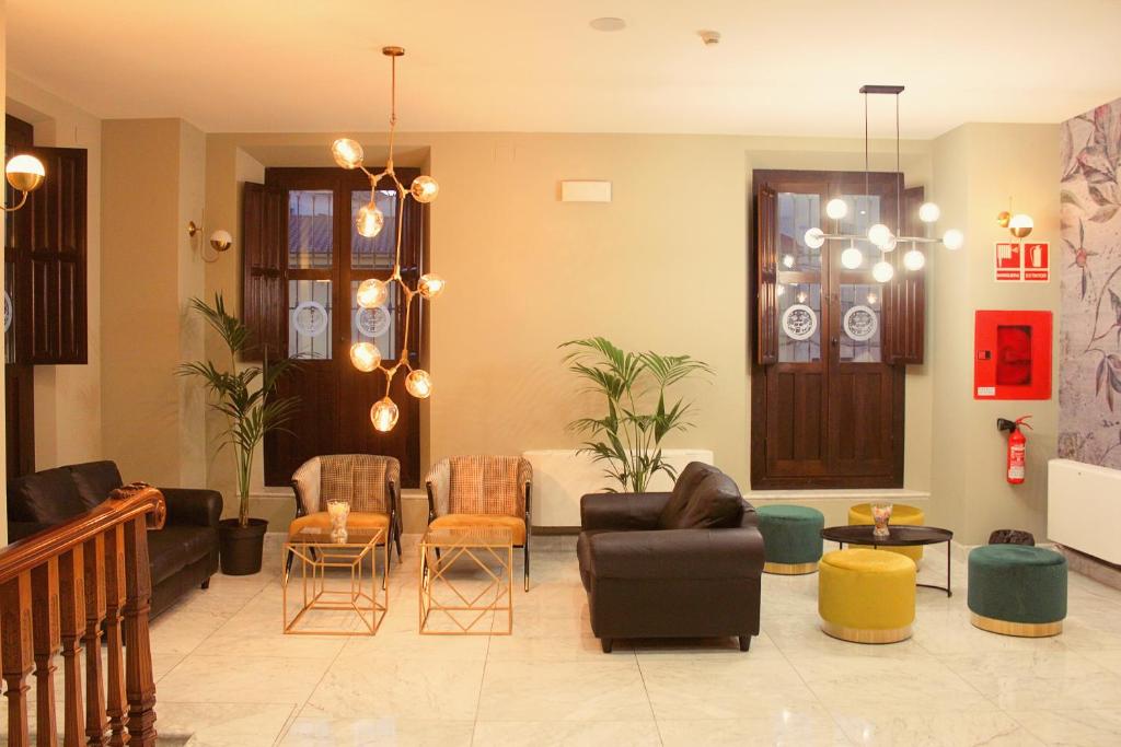 Posezení v ubytování Casa del Trigo
