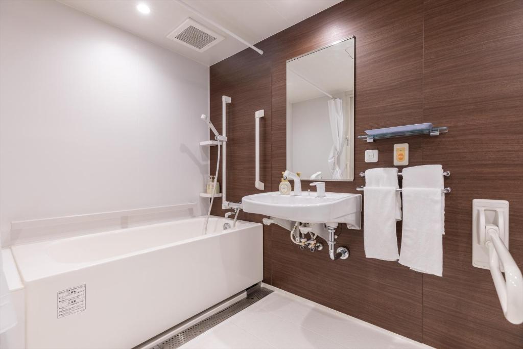 Koupelna v ubytování Hotel Tetora Kyoto Station