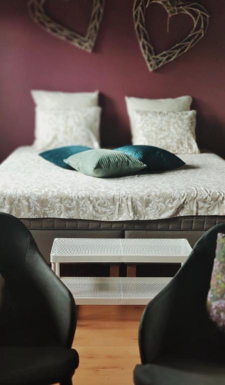 Postel nebo postele na pokoji v ubytování B&B Aquavert
