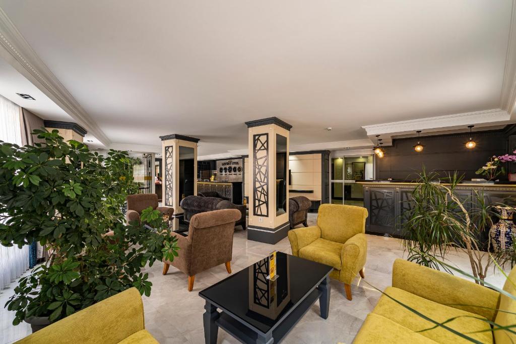 Posezení v ubytování Levent Hotel Istanbul