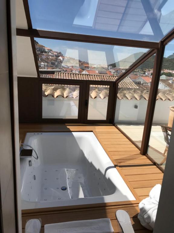 Balkón alebo terasa v ubytovaní Hotel Galería Essentia