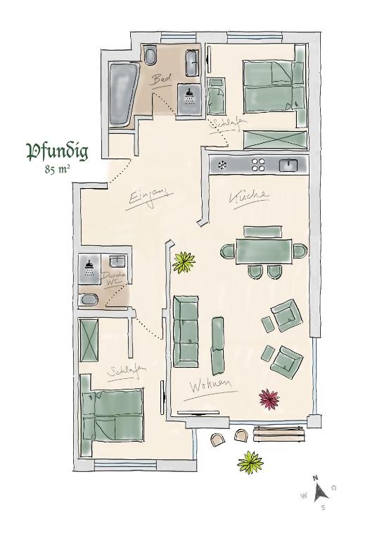 Ferienwohnungen "Zur Wally" - 1