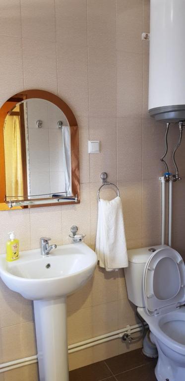 Vannituba majutusasutuses Ruzan hotel