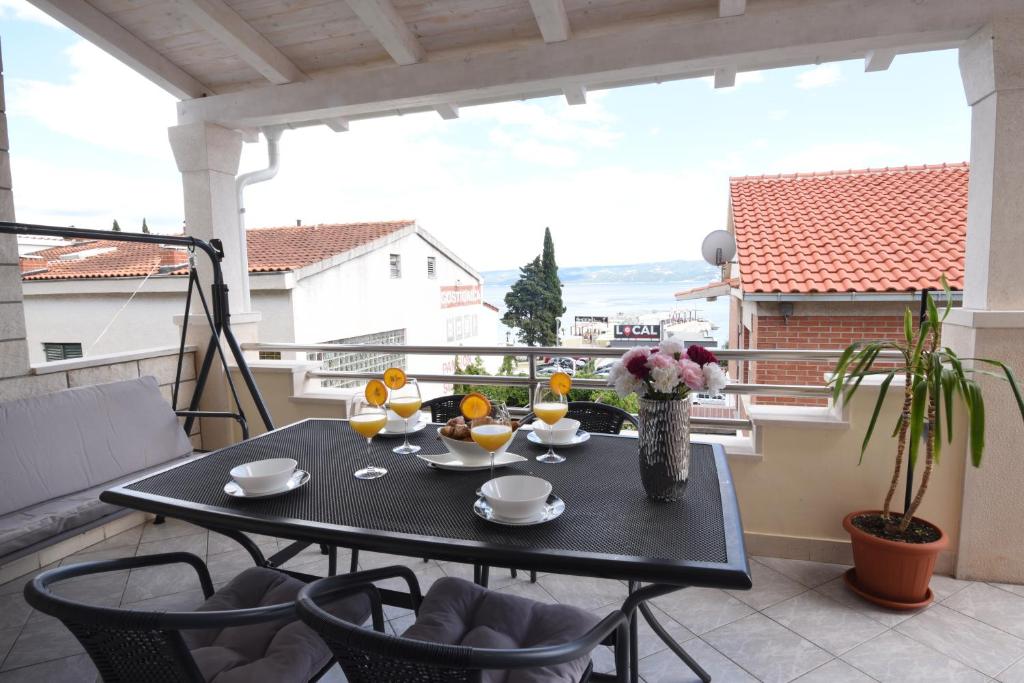 Balkón alebo terasa v ubytovaní Apartmani Joško Duće - Omiš