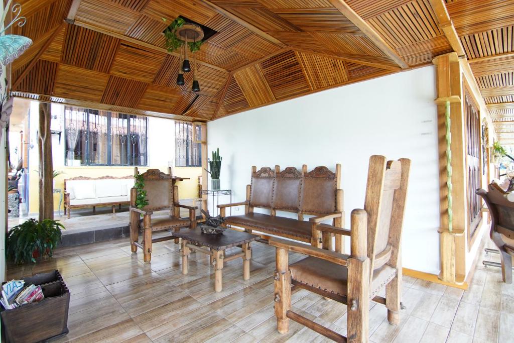 Posezení v ubytování Finca Hotel Yerbabuena
