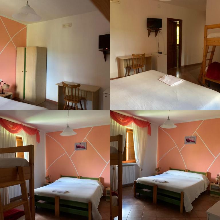 Postel nebo postele na pokoji v ubytování Residence il Varco del Pollino