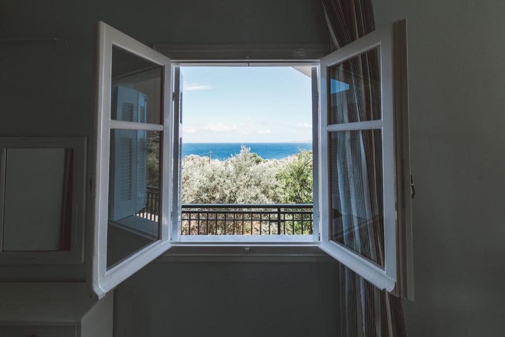 Balkón nebo terasa v ubytování Fexulis Studios & Suites