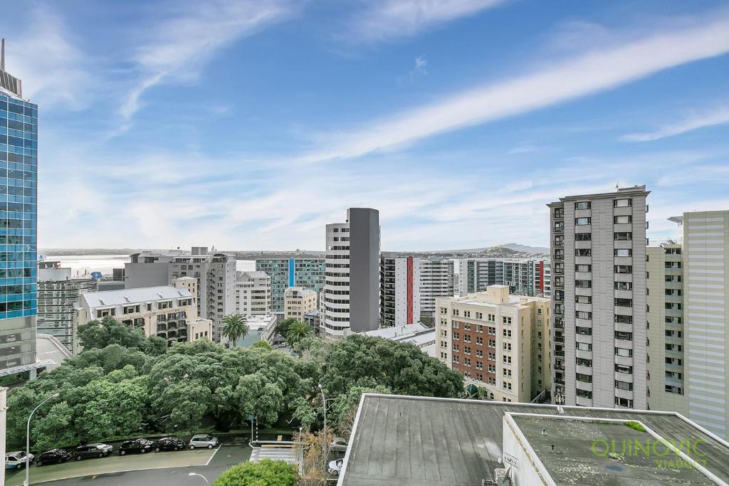 Nespecifikovaný výhled na destinaci Auckland nebo výhled na město při pohledu z apartmánu
