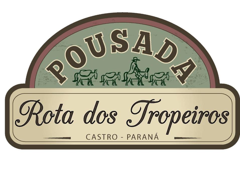 a label for a rutabega rodeo des trocers at Hotel Rota Dos Tropeiros in Castro