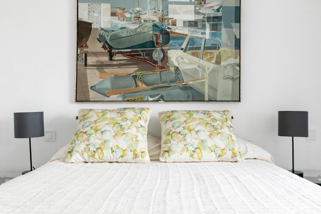 Posteľ alebo postele v izbe v ubytovaní Alameda Principal FreshApartments