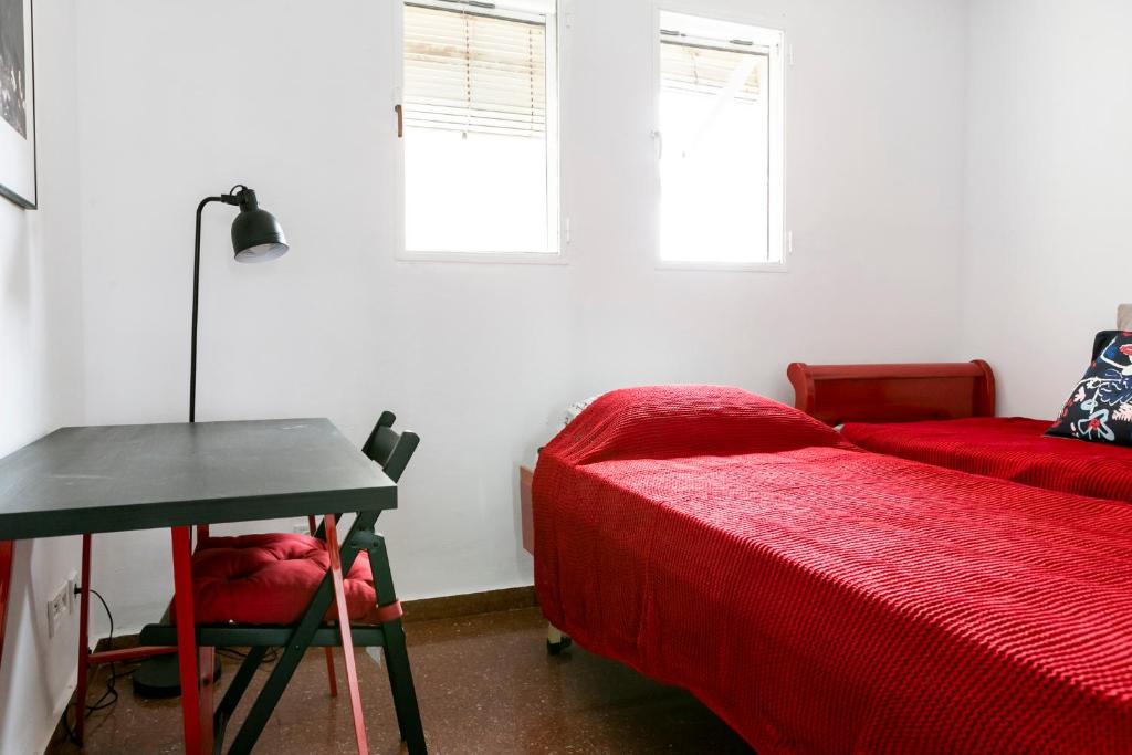 Posteľ alebo postele v izbe v ubytovaní Alameda Principal FreshApartments