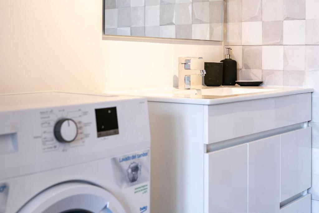 Kuchyňa alebo kuchynka v ubytovaní Alameda Principal FreshApartments