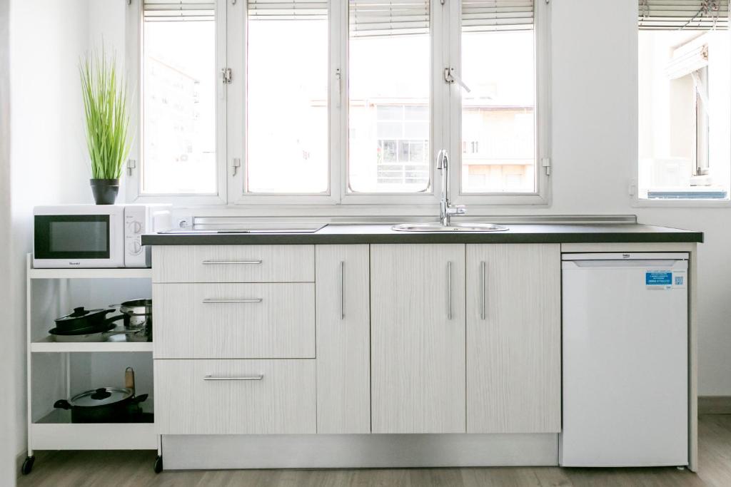 Kuchyňa alebo kuchynka v ubytovaní Alameda Principal FreshApartments