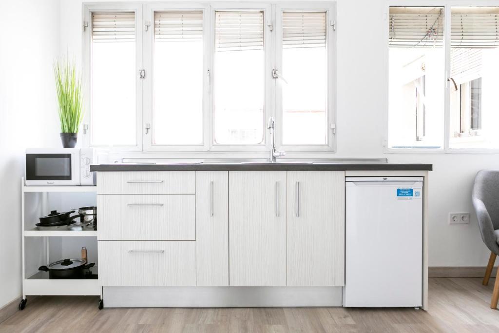 Kuchyňa alebo kuchynka v ubytovaní Alameda Principal FreshApartments