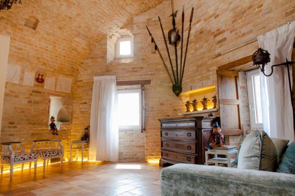 Część wypoczynkowa w obiekcie MarcheAmore - Torre da Bora, Luxury Medieval Tower