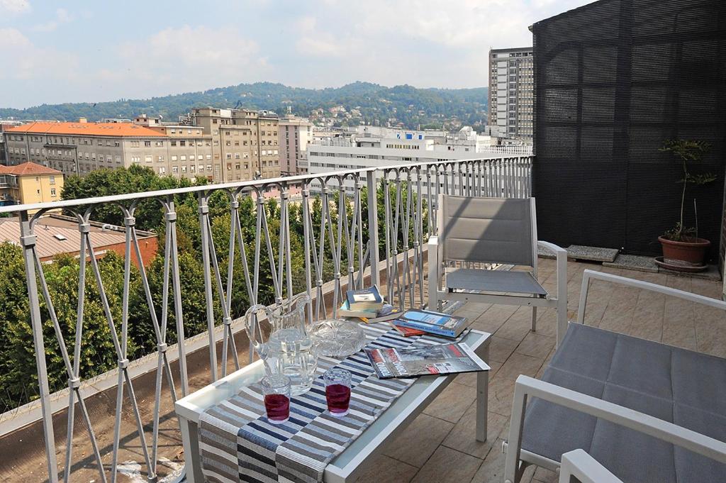 Balkón alebo terasa v ubytovaní Appartamento con vista in zona Lingotto by Wonderful Italy