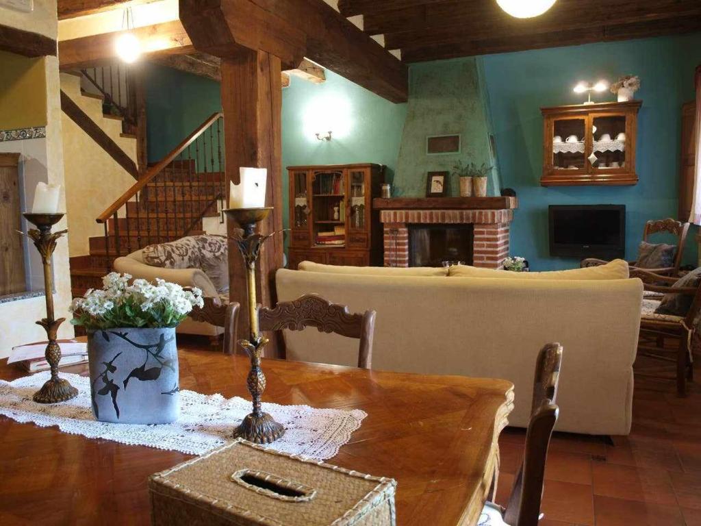 Posezení v ubytování Agroturismo El Mirador de la Cigüeña