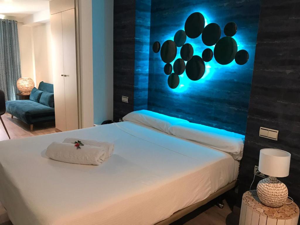 Posteľ alebo postele v izbe v ubytovaní Hotel Galería Essentia
