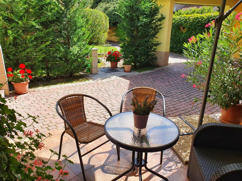Zahrada ubytování Gardenia Apartman